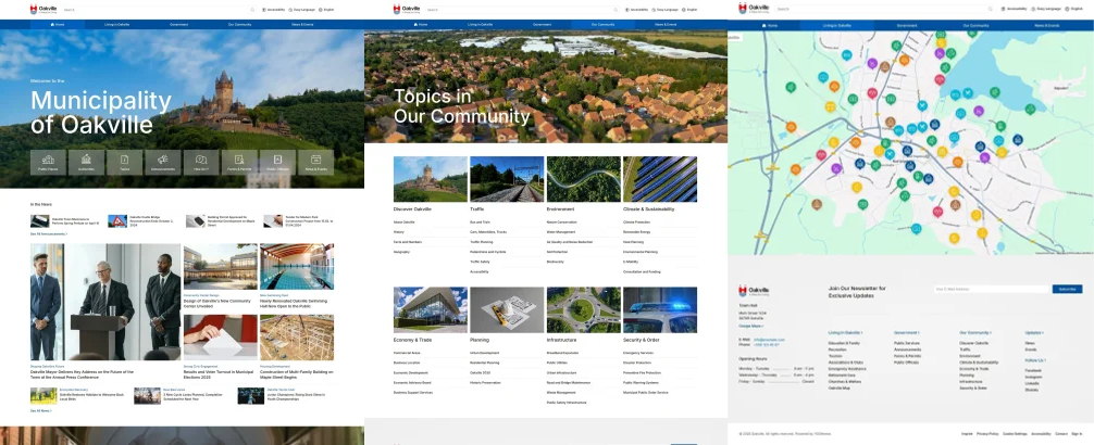 Oakville: Sí, también desarrollamos páginas web para ayuntamientos y otras instituciones públicas Oakville: Sí, también desarrollamos páginas web para ayuntamientos y otras instituciones públicas